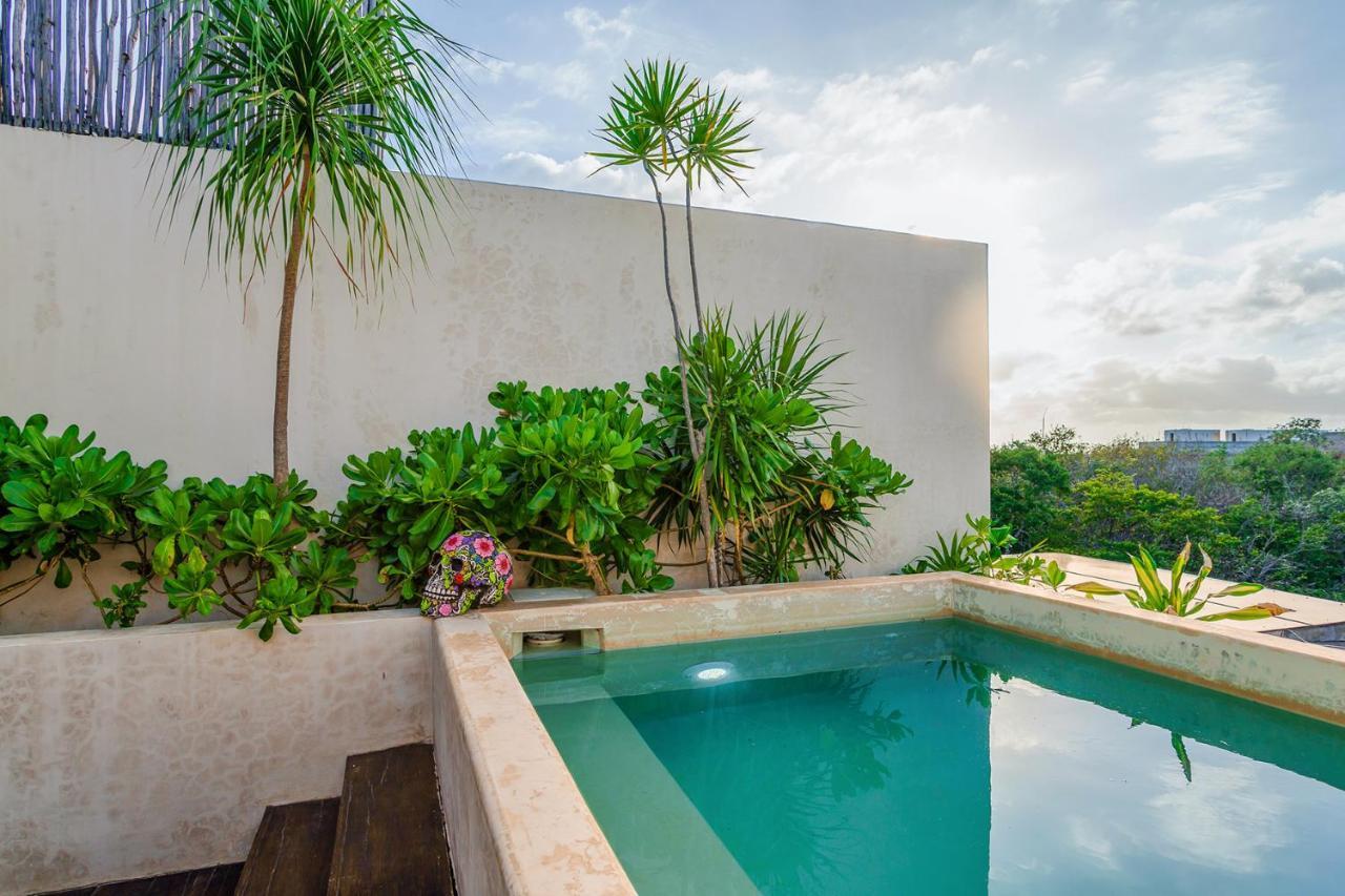 Jungle Luxury In Private Residential Area & Stunning Rooftop By Stella Rentals Tulum Ngoại thất bức ảnh