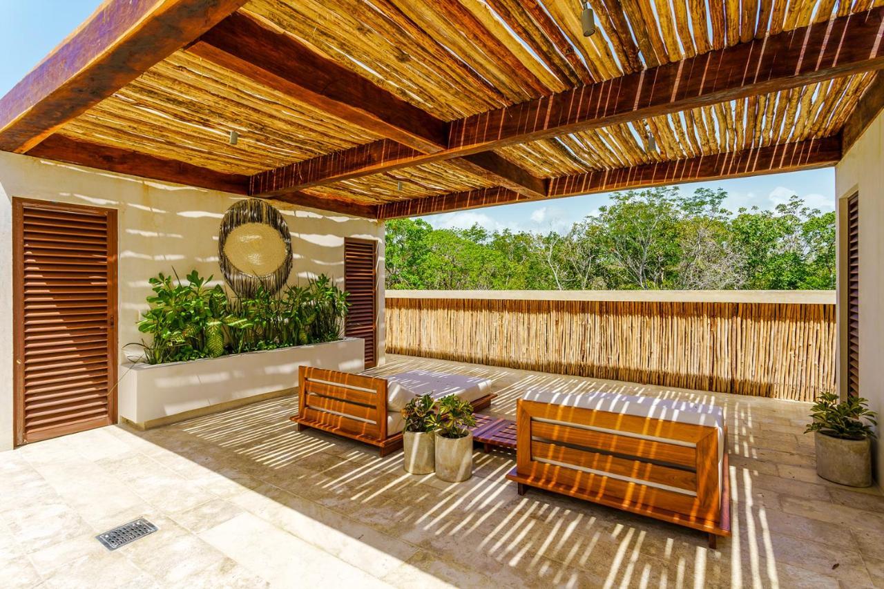 Jungle Luxury In Private Residential Area & Stunning Rooftop By Stella Rentals Tulum Ngoại thất bức ảnh