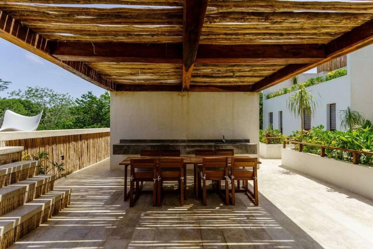 Jungle Luxury In Private Residential Area & Stunning Rooftop By Stella Rentals Tulum Ngoại thất bức ảnh