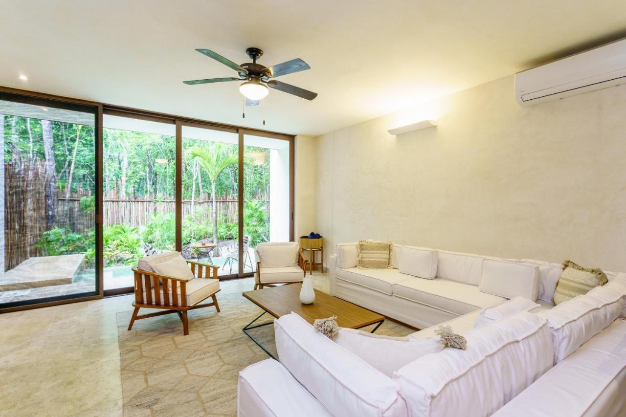 Jungle Luxury In Private Residential Area & Stunning Rooftop By Stella Rentals Tulum Ngoại thất bức ảnh